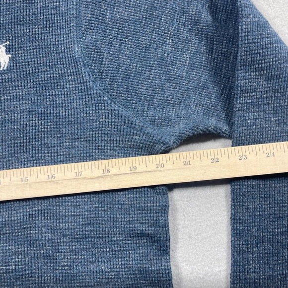 Polo Ralph Lauren M’s Classic Fit, Soft Touch XL Textured Blue LSS. EUC. - Picture 9 of 10